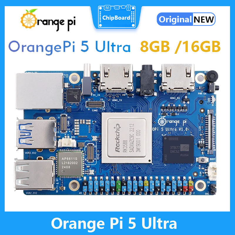 Orange Pi 5 Plus 16Gb - Turuncu Pi 5 Ultra 8 GB/16