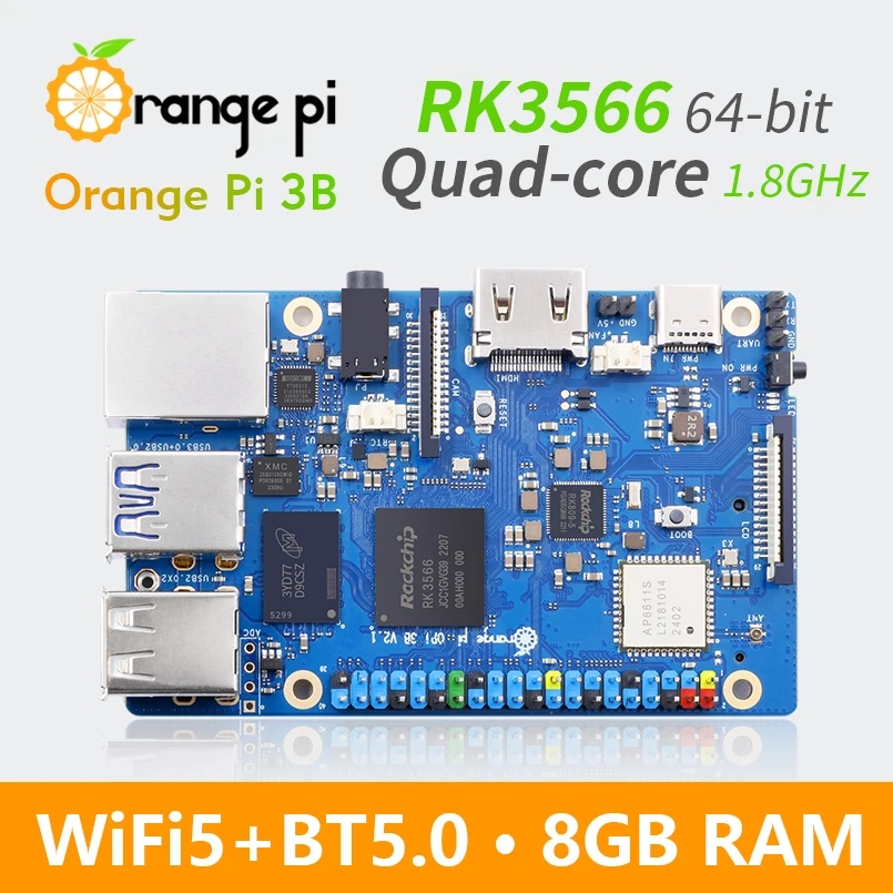 Orange Pi 3B 8GB 4GB 2GB Ram R - Rockchip Rk3588 Development Board incelemesi ve fiyatı