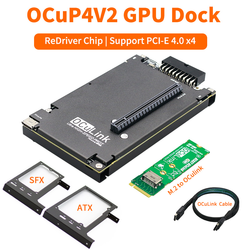 OCuP4V2 OCuLink GPU Dock ReDri - Oculink Egpu Mini Pc incelemesi ve fiyatı